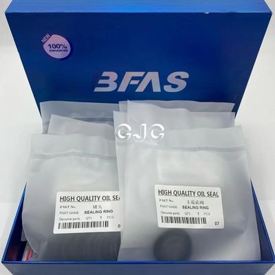 SK200를 위한 기름 저항하는 FKM 액압 실린더 오일 시일 장비 5-500mm 직경